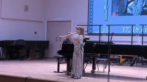 Т.Альбинони - Концерт Es-dur, 3-4 ч. Тамара Масанова, труба, 9 лет