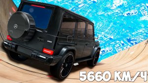 Спуск с горы без тормозов на чит тачках в ГТА 5! Эксперимент в GTA 5 Online