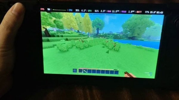 Как работает Hytale на steam deck OLED?