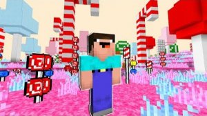 НУБ ПОПАЛ В МИР КОНФЕТ МАЙНКРАФТ ! НУБИК ПУТЕШЕСТВУЕТ ПО МИРАМ И ТРОЛЛИНГ ЛОВУШКА MINECRAFT