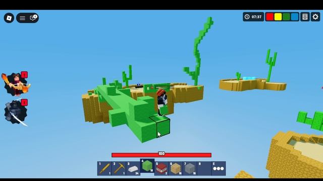 Играю в Бэдварс в Роблокс смотреть онлайн