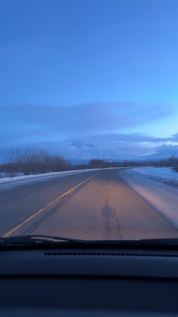 Камчатка на рассвете.. Едем на экскурсию! #камчатка #камчатскийкрай