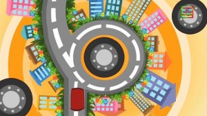 красный цвет мультики детское колоса автобус