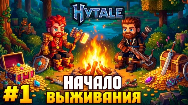 Я Поиграл в Hytale с Демастером в Первые Часы и Вот Как Мы Выжили в Первую Ночь!