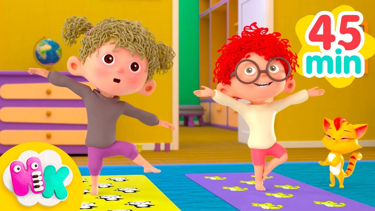 Yoga per bambini Yoga per principianti! ♀️ Canzoni per Bambini | HeyKids Italiano смотреть онлайн