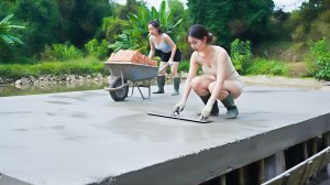 Как две сестры за 30 дней превратили заброшенный пруд в прочный бетонный фундамент дома. Бушкрафт