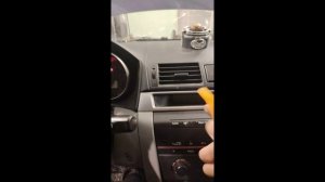 Mazda 3 bk Снятие штатной магнитолы