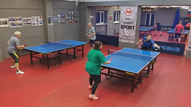 Бадаев А. (654) - Нельсон Д. (641) 02.12 настольный теннис Малиновый 400+ турнир смотреть онлайн