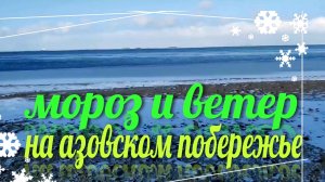 Ейск. Мороз.Хлопочу по дому, пока Олег носится по пляжу. Чердак. Ремонты в городе.