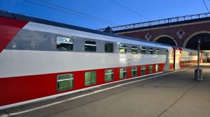 Фирменный поезд №003С «Кавказ» | Кисловодск – Москва | Двухэтажный состав, купе