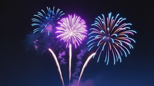 🎆 Сияющие фейерверки — праздник в каждом залпе! ✨