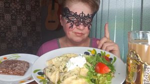 МУКБАНГ Такие ПЕЛЬМЕНИ вы Точно не ЕЛИ и ПИРОЖНОЕ из ХЛЕБА это СЕНСАЦИЯ!