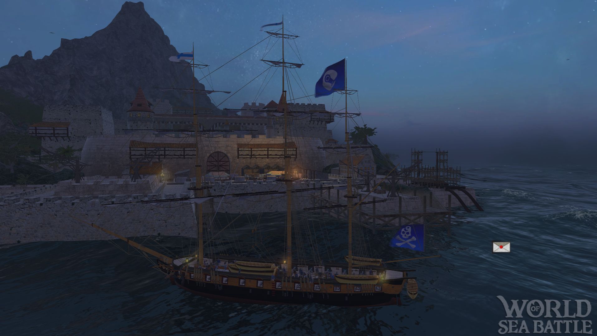 Топим корабли и получаем награды (World Of Sea Battle Прохождение 2)