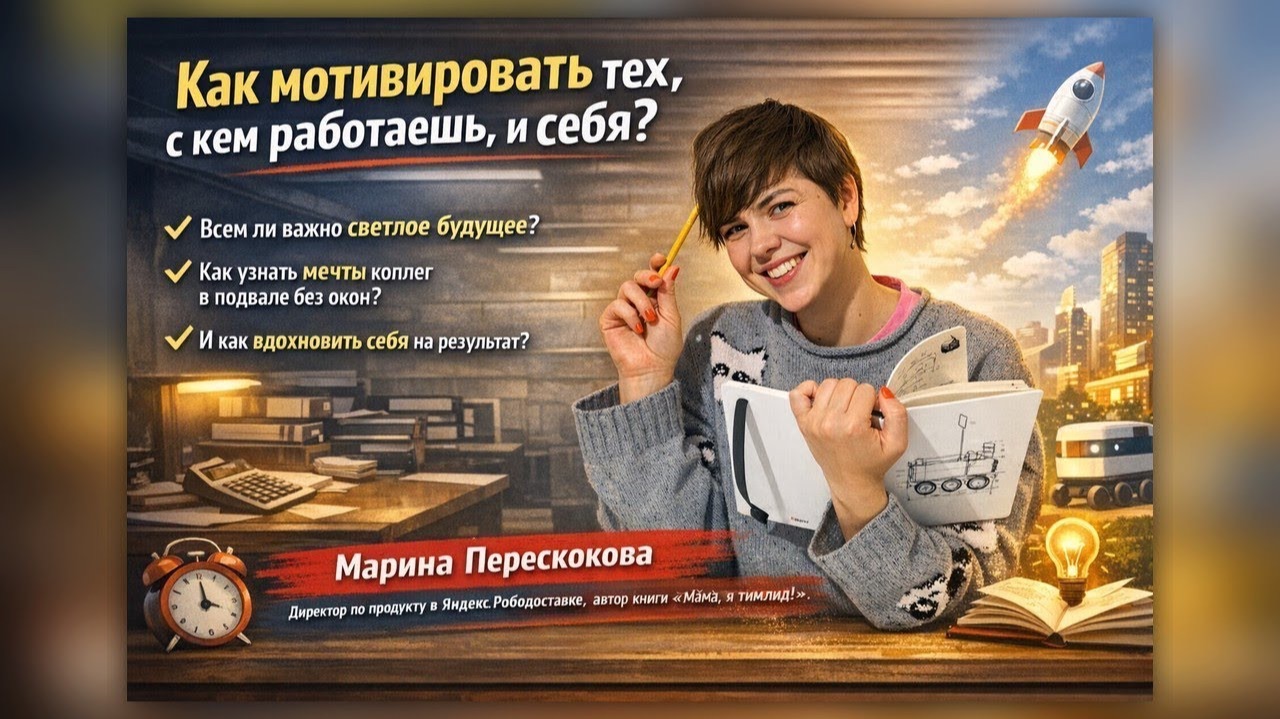 Как мотивировать тех, с кем работаешь, и себя. Марина Пересковова. смотреть онлайн