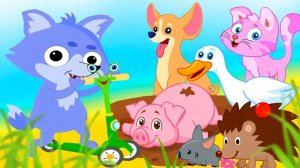 Песенка про животных. Развивающий мультик #песенкидлядетей