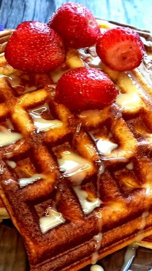 Венские вафли в мулипекаре #еда #вафли #выпечка #food #homemade