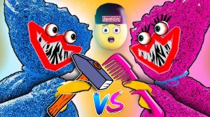 СИНИЙ ПРОТИВ РОЗОВАЯ ХАГГИ! Нубастер