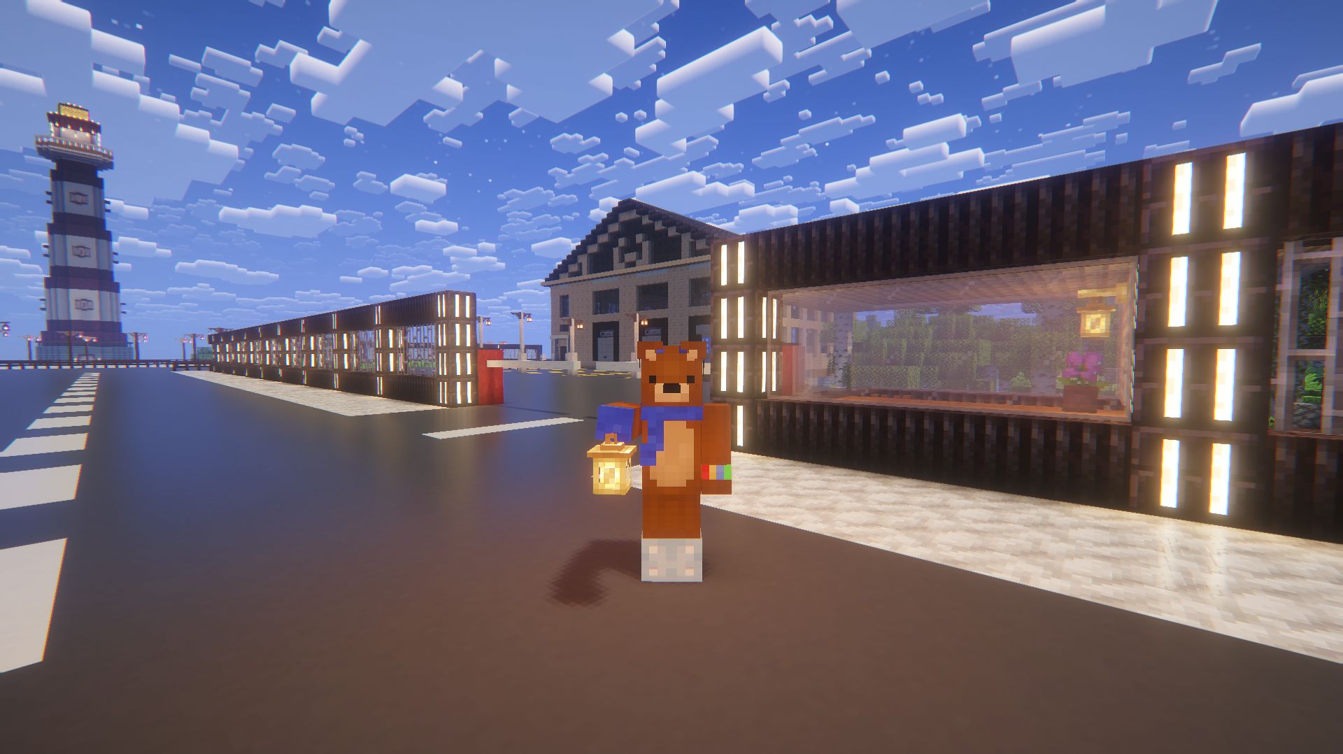 Minecraft мод FreshCraft. Проект строительства города #10. (Порт. Часть 3)