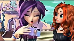 Кроссовер по винкс клуб и и сказочному патрулю, Блум встретила в школе Алфея Варю, анимация, нейросе