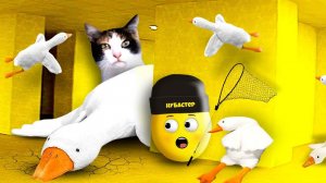 ГУСЬ НЕ ОБНИМУСЬ В ЗАКУЛИСЬЕ В ROBLOX