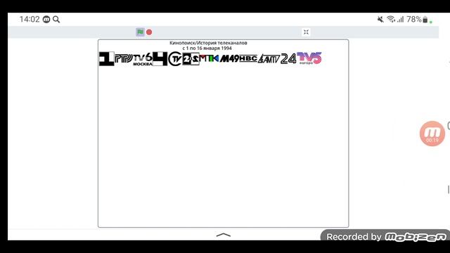 Кинопоиск/История телеканалов/1990-1995 годы