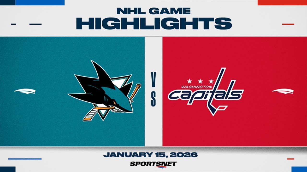 16.01.2026 | ОБЗОР МАТЧА | Вашингтон Кэпиталз - Сан-Хосе Шаркс | Highlights смотреть онлайн