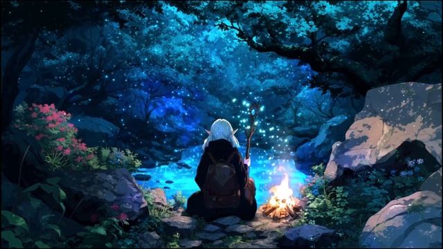 Звездное озеро - Нежная музыка и атмосфера эльфийского леса, фоновая музыка для отдыха