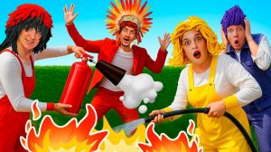 Осторожно с огнем! Детские песенки про безопасность и машины от Мимилэнд