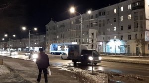 Новогодний трамвай.