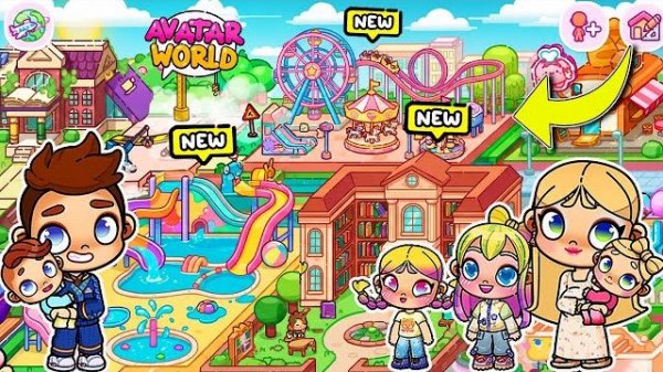 ОБЩЕСТВЕННЫЕ УЧАСТКИ 🚌💒 в AVATAR WORLD ИСТОРИЯ 💕 РУТИНА СЕМЬИ ОБНОВЛЕНИЕ ВСЕ СЕКРЕТЫ СЕРИАЛ