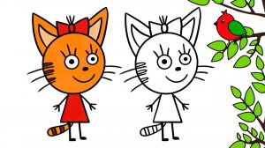 Три кота - СБОРНИК раскрасок Коржик Компот Карамелька - Три кота Раскраски для детей