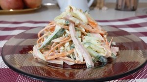 Вкусный САЛАТ со свежим огурцом и морковью по -корейски.