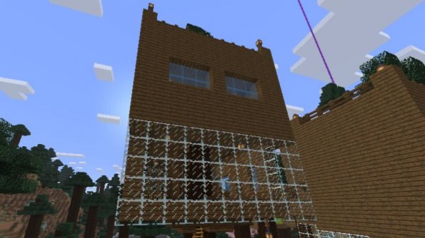 Строю дом моему брату Росе