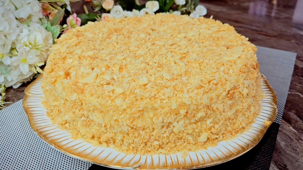 Снимаю Шляпу Перед Тем Кто Придумал Этот Рецепт!! Быстро, просто и легко! Торт НАПОЛЕОН! смотреть онлайн