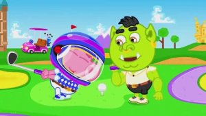 Маша и Леопольд Соревнование черные против розовых - Мультик для детей