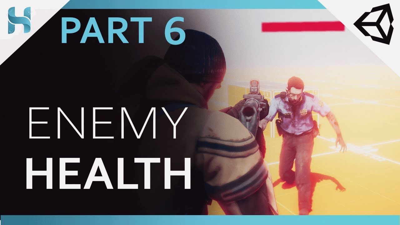 ENEMY DAMAGE and HEALTH - Making Survival-Shooter Game in Unity: PART 6 смотреть онлайн