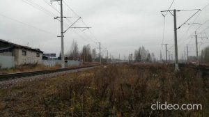 Тепловозы с пассажирскими поездами. Карелия.
