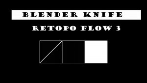 Аддон Retopo Flow 3 для ретопологии в Blender.