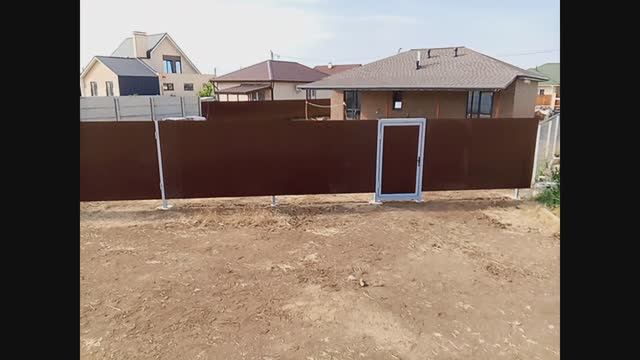 Сделал летом забор замедленная съёмка . смотреть онлайн