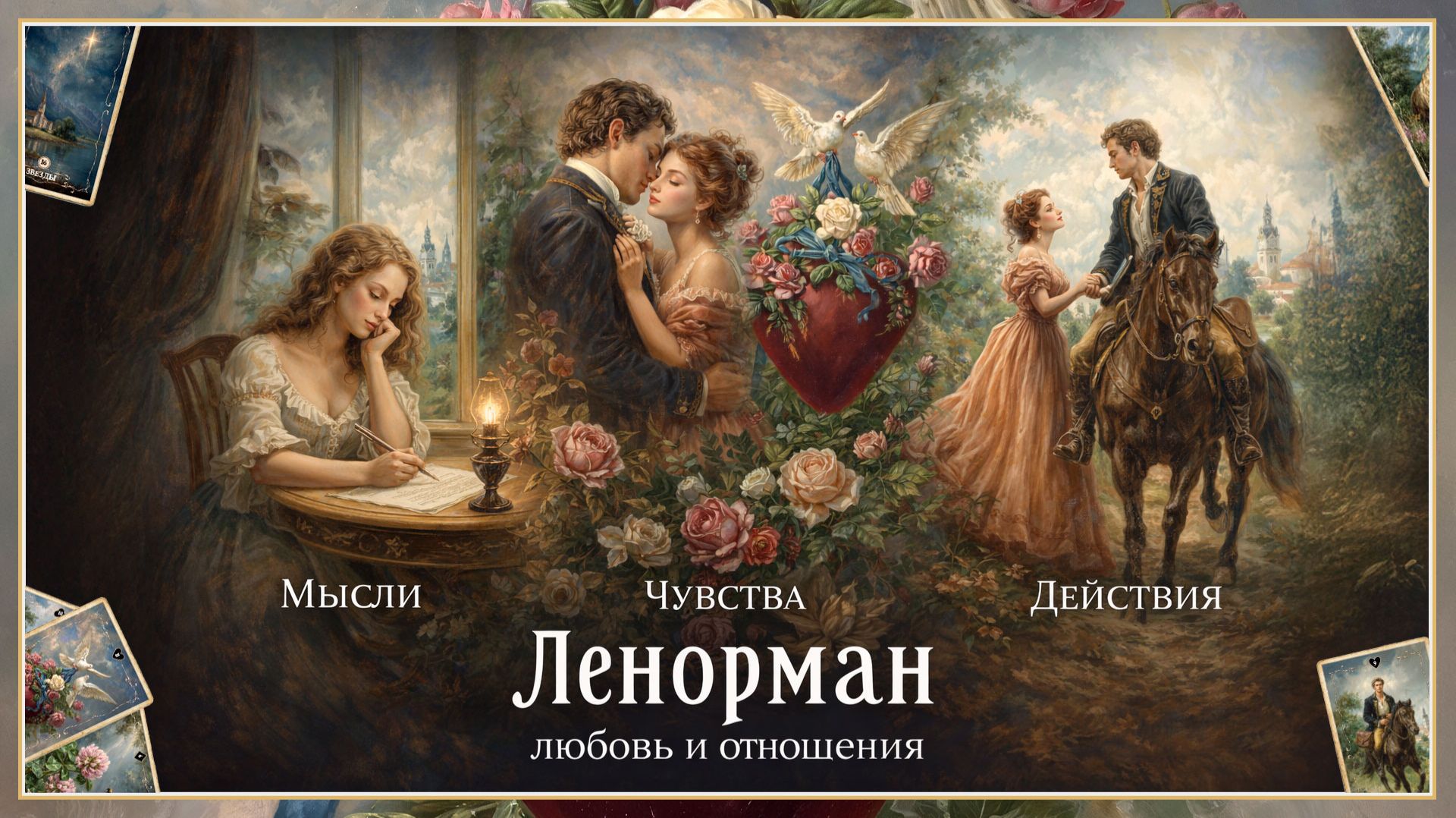 Значения карт Ленорман в любви и отношениях смотреть онлайн