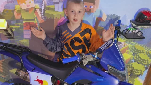 Как заменить грипсы на питбайке