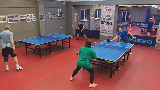 Баторов А. (656) - Нельсон Д. (641) 02.12 настольный теннис Малиновый 400+ турнир смотреть онлайн