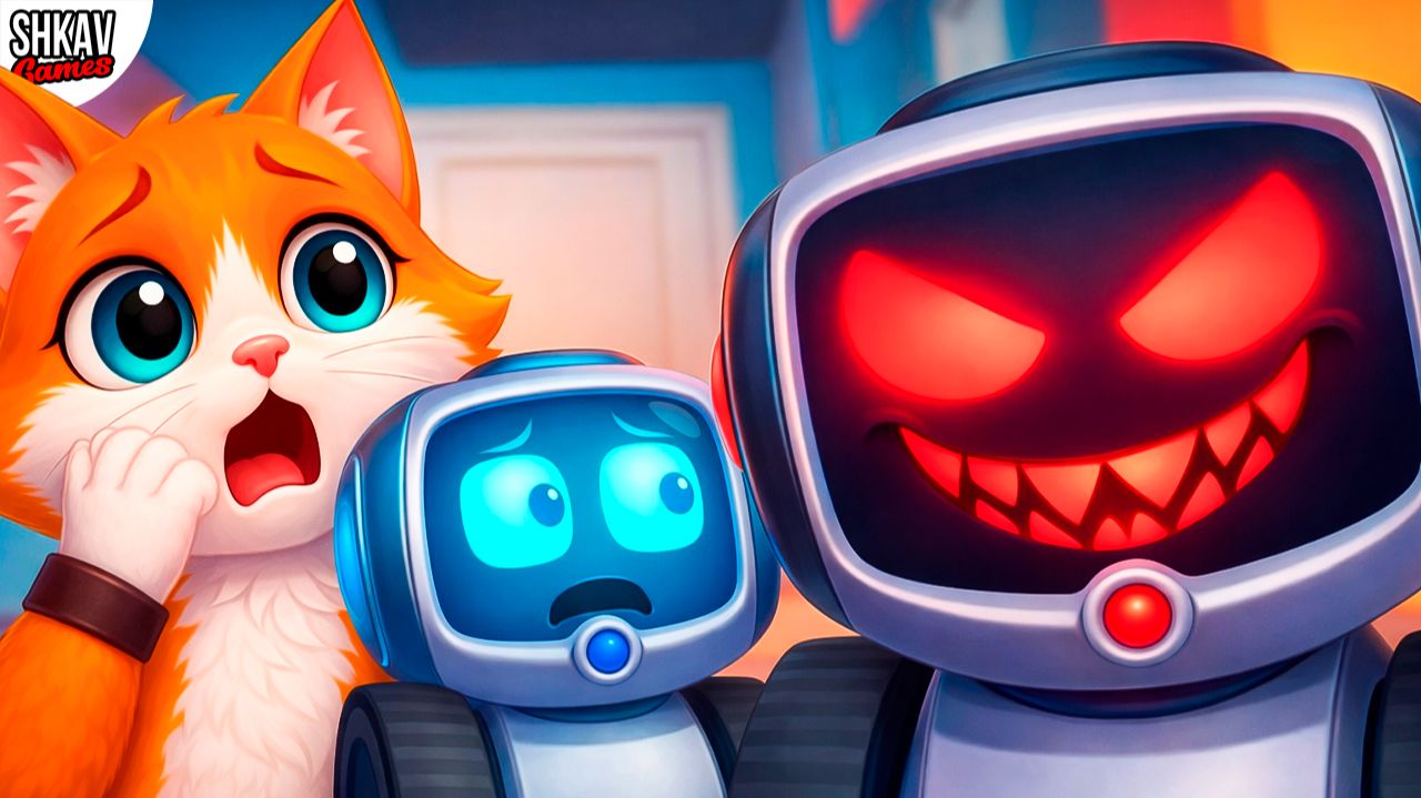 КОТ и КОСМО в ШОКЕ от НОВОГО РОБОТА! I Am Cat VR / Часть 62 смотреть онлайн