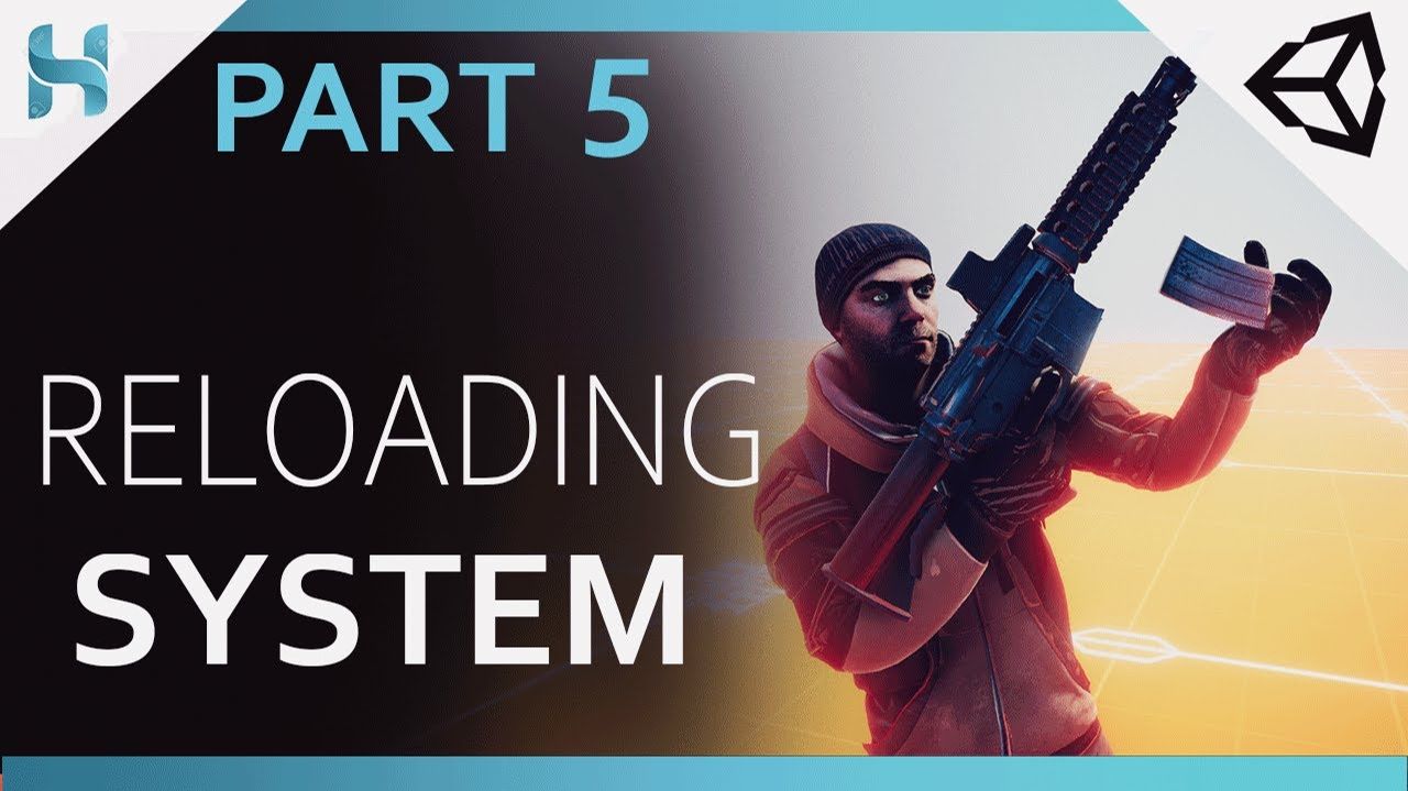 RELOADING and AMMO - Making Survival-Shooter Game in Unity: PART 5 смотреть онлайн