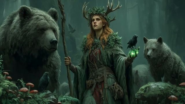 Страж леса - Нежная музыка леса друидов, фоновая музыка для учебы и работы