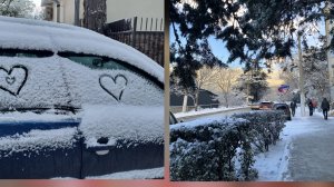 ЯЛТА скована гололёдом, настоящий  КОЛЛАПС