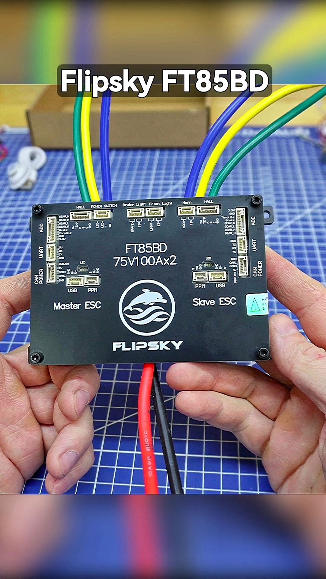 Контроллер для электротранспорта Flipsky FT85BD 75V100A