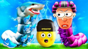 БАБУШКА ПОЖИРАТЕЛЬ ПРОТИВ МОНСТРОВ в ROBLOX!