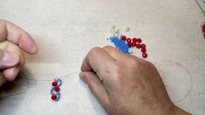 Хрустальное колье из бисера 💖