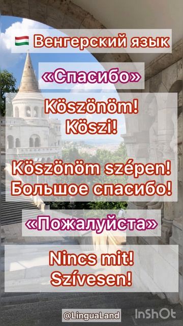 🇭🇺 Венгерский язык 🤗 «Спасибо», «Пожалуйста»